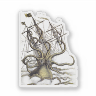 Pegatina Sea Monster