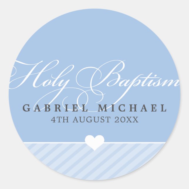 PEGATINA SEAL - bautismo sagrado: tipo 5 encantado (Anverso)
