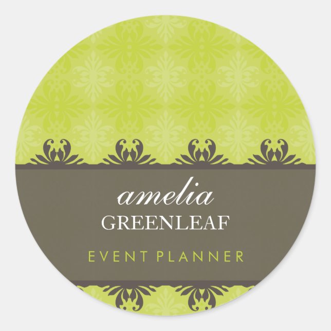 PEGATINA SEAL :: diseño estiloso 7 (Anverso)