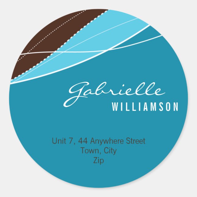 PEGATINA SEAL :: elegancia moderna 9 (Anverso)