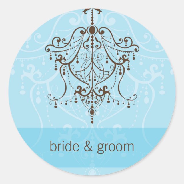 PEGATINA / SEAL :: lámpara de araña (Anverso)