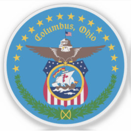 Pegatina Seal of Columbus, Ohio, USA