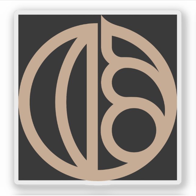 Pegatina Seal of the city of Isfahan or Esfahan, Iran (Anverso)