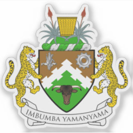 Pegatina Seal of Transkei, the Republic of South Africa