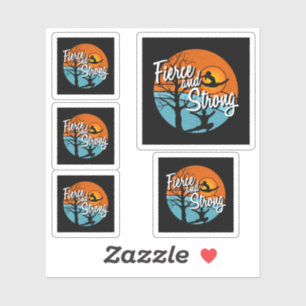 Pegatina Sean fuertes, sean fuertes la gimnasia femenina