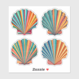Pegatina Seashell Kaleidoscope