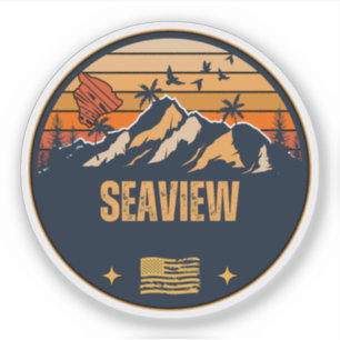 Pegatina Seaview, Hawaii