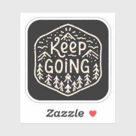 Pegatina Seguir adelante