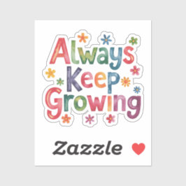 Pegatina Seguir creciendo