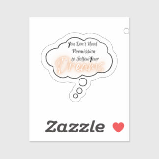 Pegatina Seguir tus sueños