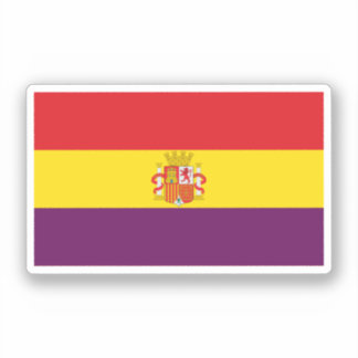 Pegatina Segunda bandera de la República Española
