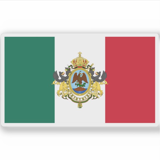 Pegatina Segundo Imperio Mexicano (Anverso)
