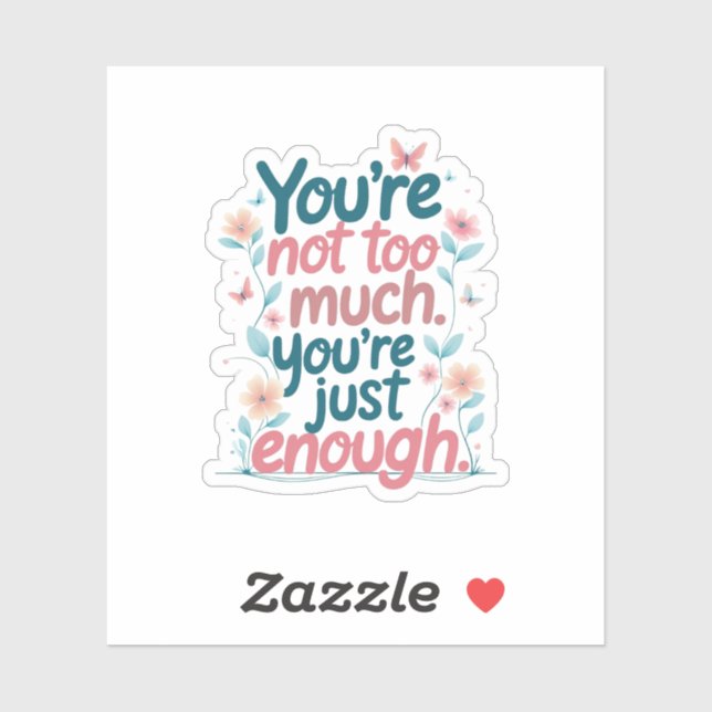 Pegatina Self-Acceptance  (Hoja)