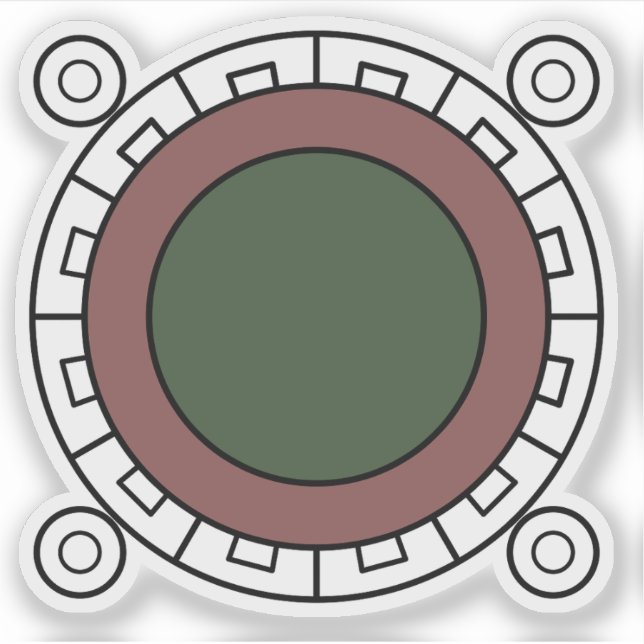 Pegatina Sello de Chalco de Díaz Covarrubias, México (Anverso)