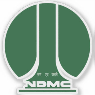 Pegatina Sello de Nueva Delhi, India