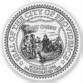 Pegatina Sello de Providence, Rhode Island, EE. UU.