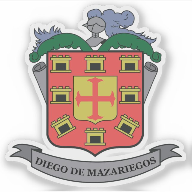 Pegatina Sello de San Cristóbal de las Casas, México (Anverso)