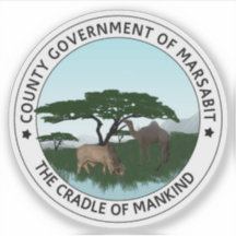 Sello del condado de Marsabit, República de Kenia