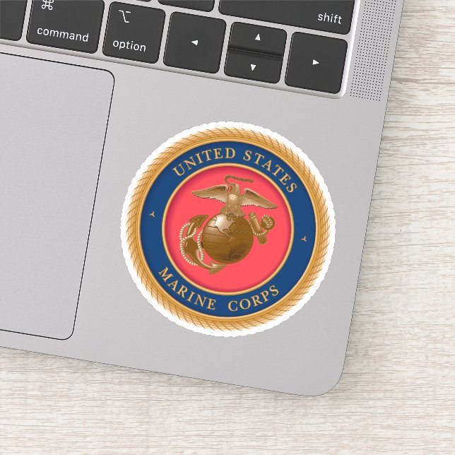 Pegatina Sello del Cuerpo de Marines (Detalle)