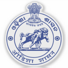 Pegatina Sello del estado de Odisha, India