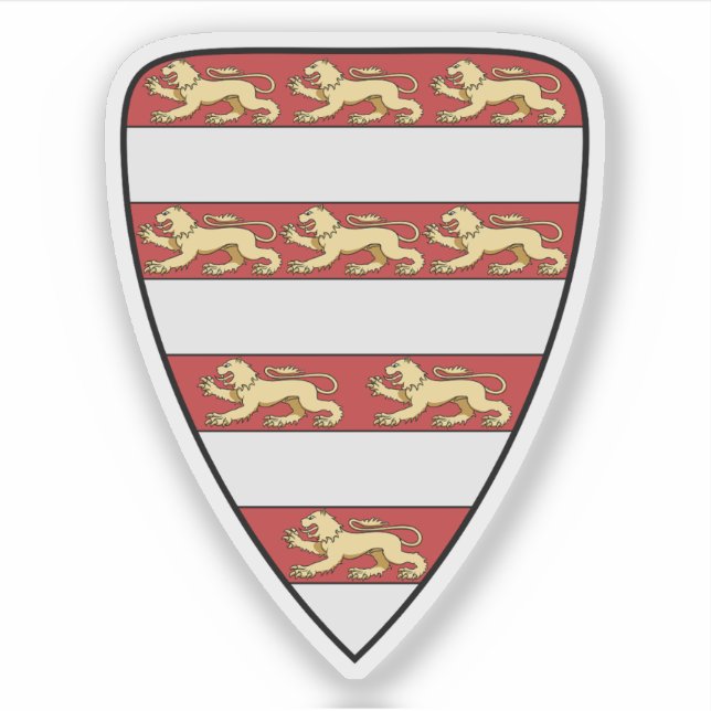 Pegatina Sello del Rey Imre de Hungría, Transilvania Voivod (Anverso)