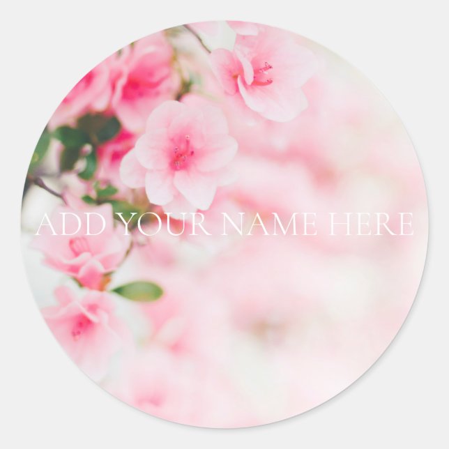 PEGATINA sello para sobres : BLOSSOMS ÁRBOL (Anverso)