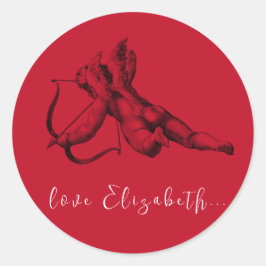 PEGATINA sello para sobres : CUPID