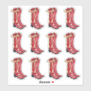 Pegatina Sello para sobres de Navidades Vaqueras