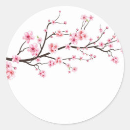 PEGATINA sello para sobres : SAKURA BLOSSOMS