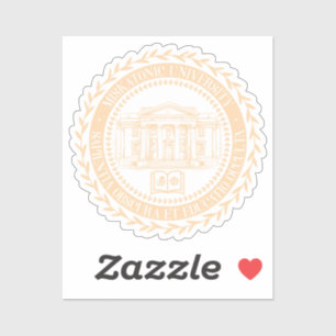 Pegatina Sello universitario miskatónico