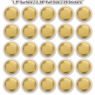 Pegatina Sellos de Oro 3D Foil Embosser Starburst x25