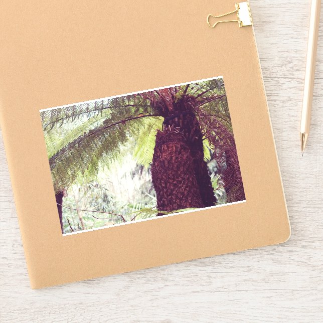 Pegatina Selva tropical de helechos (Cuaderno)