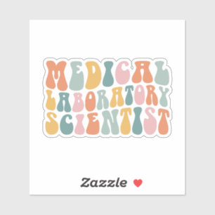 Pegatina Semana del Científico Médico de Laboratorio
