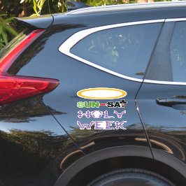 Pegatina Semana Santa (Domingo de Ramos a Jueves Santo)