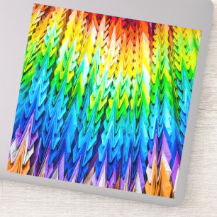 Pegatina Senbazuru o mil grúas de origami