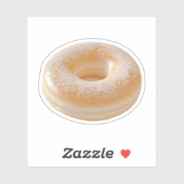 Pegatina Sencillo Donut Azucarado Clásico