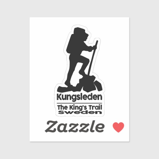Pegatina Senderismo - Kungsleden - El camino de los reyes - (Hoja)