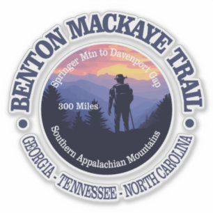 Pegatina Sendero Benton MacKaye (rd2)