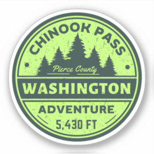 Pegatina sendero chinook pass california trials