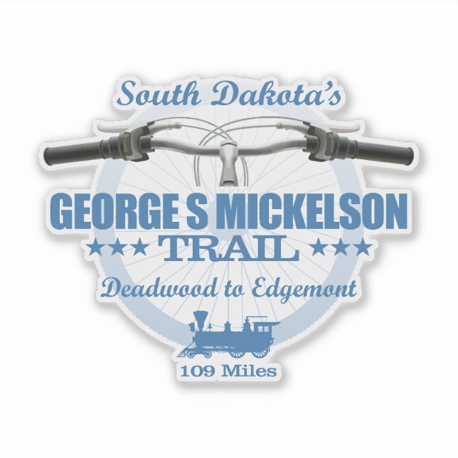 Pegatina Sendero George S Mickelson (H2) (Anverso)