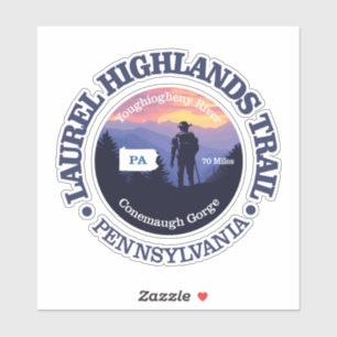 Pegatina Sendero Laurel Highlands (rd2)
