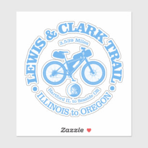 Pegatina Sendero Lewis & Clark (ciclismo)
