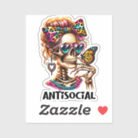 Señora del Skeleton Antisocial
