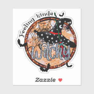 Pegatina Sensación de algo de picazón - Gorra de brujas de 