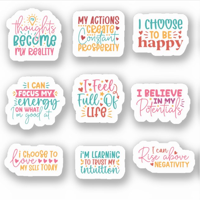 Pegatina Sentir bien (Anverso)