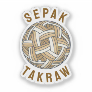 Pegatina Sepak Takraw Woven Ball
