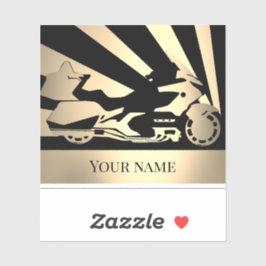 Pegatina Sepia de motociclismo de motocicleta de Keychain