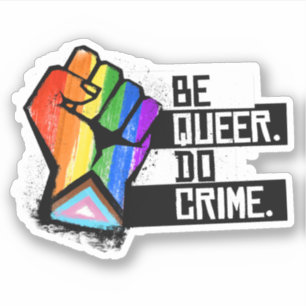 Pegatina Ser un crimen homosexual