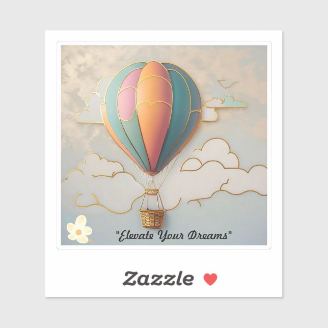 Pegatina "Serenidad iluminada por el sol" (Hoja)