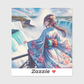 Pegatina Serenidad por las cataratas